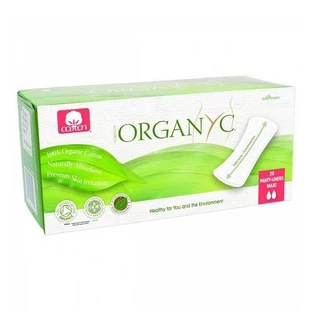 Прокладки Organyc Maxi ежедневные из органического хлопка, 2 капли, 24 штуки