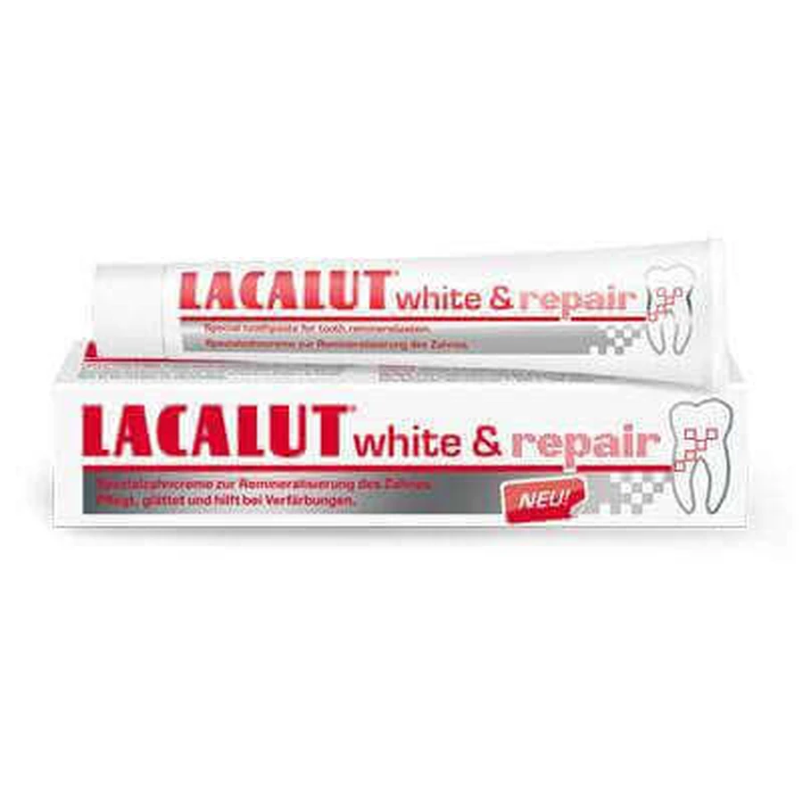 Лечебная зубная паста Lacalut White Repair, 75 мл, Lacalut: цены и характеристики