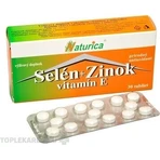 Naturica SELENIUM + ZINC, вітамін Е 1×30 таблеток, дієтична добавка: ціни та характеристики