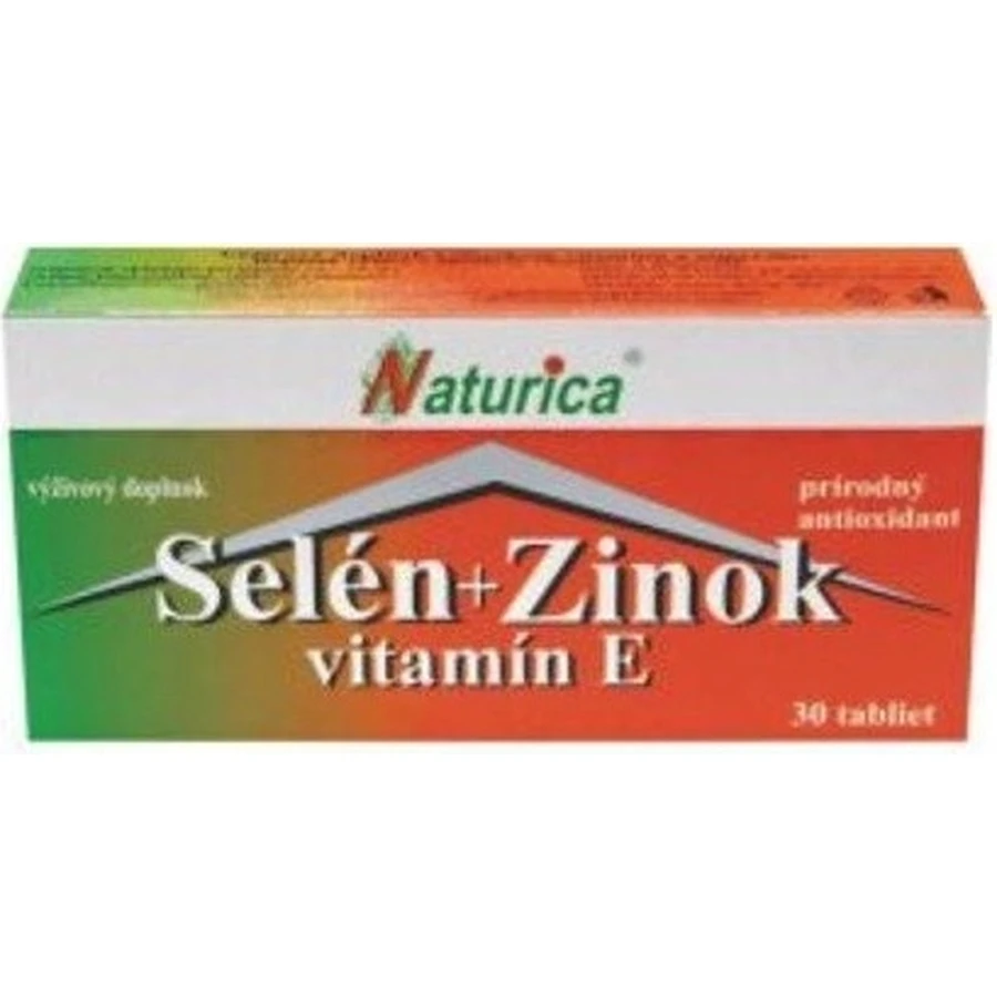 Naturica SELENIUM + ZINC, вітамін Е 1×30 таблеток, дієтична добавка: ціни та характеристики