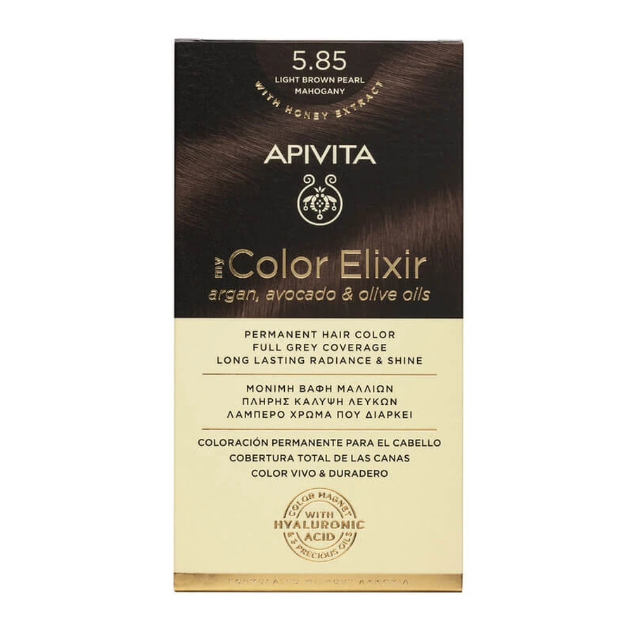 Фарба для волосся My Color Elixir, відтінок 5.85, Apivita: ціни та характеристики