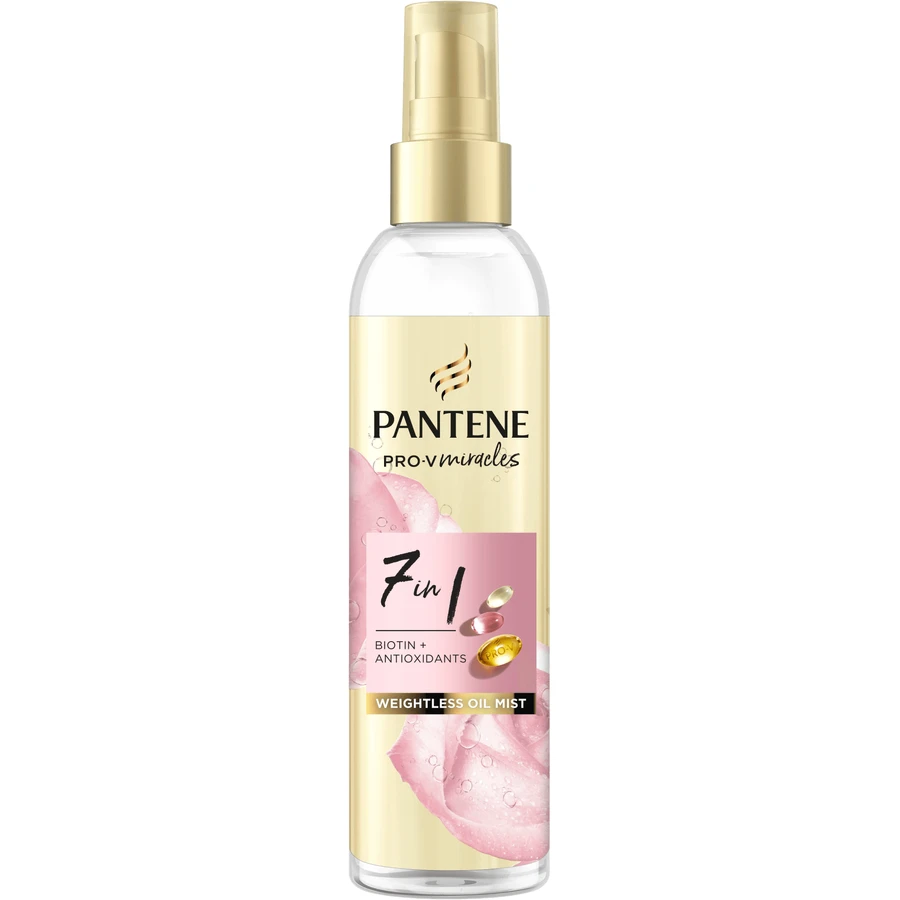 Pantene Pro-V Miracles 7v1 Weightless Oil Mist, масло-спрей для волос с биотином 145 мл: цены и характеристики