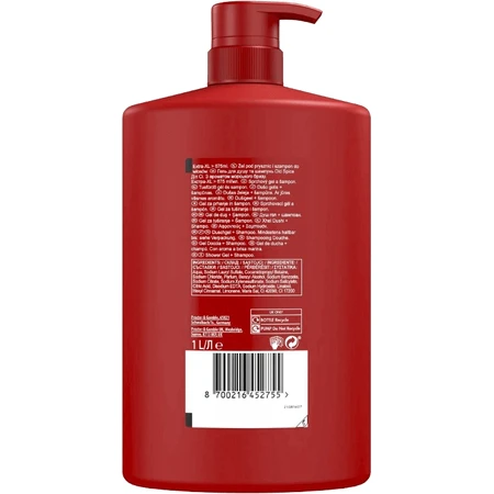 Old Spice Deep Sea EXTRA XL 3в1 гель для душу та шампунь 1000 мл: ціни та характеристики