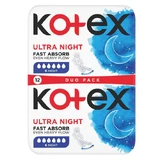 Прокладки Kotex Ultra Night, 12 штук