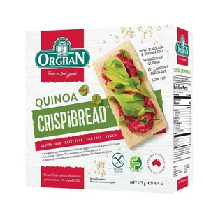 Хлебцы подсушенные многозерновые с киноа, 125 г, Orgran