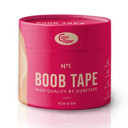 CureTape Стрічка для грудей, еластична для формування та підтримки грудей з сосками, біла, 5 см х 5 м, 1 шт.: ціни та характеристики