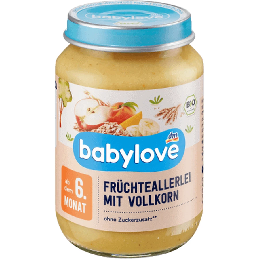 Каша Babylove из цельного зерна с различными фруктами 6+ ECO, 190 г: цены и характеристики