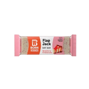 Овсяный батончик Flap Jack Strawberry Cheesecake Flap Jack Strawberry Cheesecake, 100 г, Born Winner