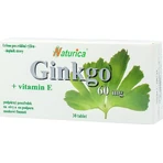 Naturica ГІНКГО 60 мг + вітамін Е 1×30 таблеток, дієтична добавка: ціни та характеристики