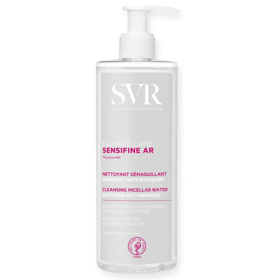 SVR Sensifine AR Eau Miccelaire омолоджуючий міцелярний лосьйон проти почервоніння, 400 мл: ціни та характеристики