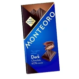 Гіркий несолодкий шоколад 60% какао Monteoro, 90 г, Sly Nutrition