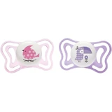 Chicco Physio Light силіконова соска-пустушка для птахів/туканів 2-6м+ 2 шт.