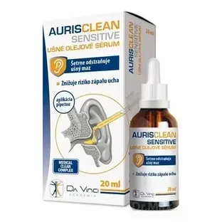 Олійна сироватка для чутливих вух AurisClean Sensitive Ear Oil Serum 1×20 мл, Олійна сироватка для вух