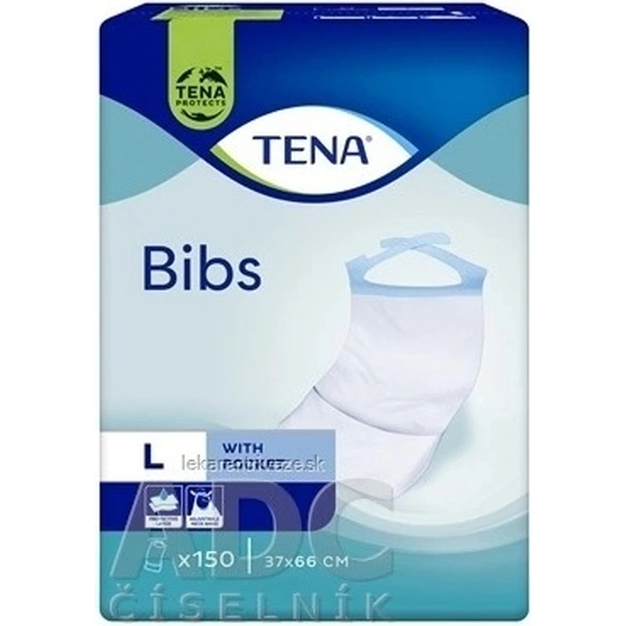 TENA Нагрудник Нагрудник L 1×150 шт, размер 37x66 см: цены и характеристики