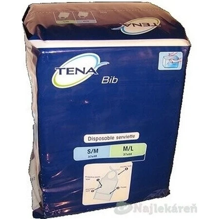 TENA Нагрудник Нагрудник L 1×150 шт, размер 37x66 см: цены и характеристики