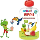 HiPP HiPPis 100% Фрукти Яблуко Банан Полуниця 1×100 г, фруктовий снек