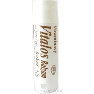 VITALOS Бальзам для губ кокосовый SPF 5 1×1 шт, витаминный бальзам