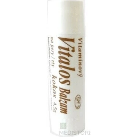 VITALOS Бальзам для губ кокосовый SPF 5 1×1 шт, витаминный бальзам: цены и характеристики