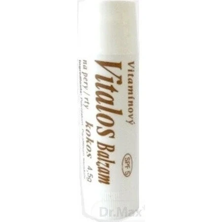 VITALOS Бальзам для губ кокосовый SPF 5 1×1 шт, витаминный бальзам: цены и характеристики