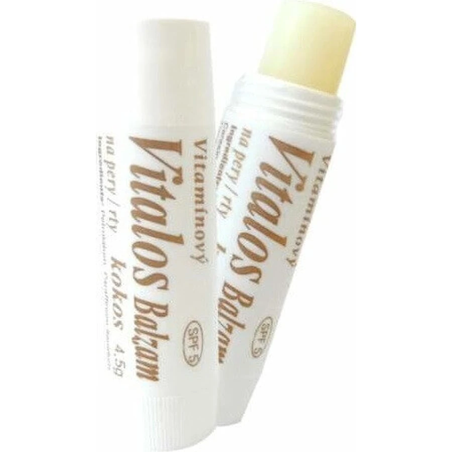 VITALOS Бальзам для губ кокосовый SPF 5 1×1 шт, витаминный бальзам: цены и характеристики