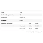 Allnutrition Omega 3 K2 + D3, рыбий жир 1000 мг + витамин K 100 мкг + витамин D 2000 МЕ, 30 капсул: цены и характеристики
