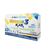 Allnutrition Omega 3 K2 + D3, рыбий жир 1000 мг + витамин K 100 мкг + витамин D 2000 МЕ, 30 капсул: цены и характеристики