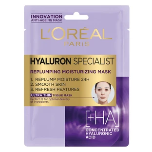 Зволожуюча маска для обличчя Hyaluron Specialist проти зморшок, 30 г, Loreal