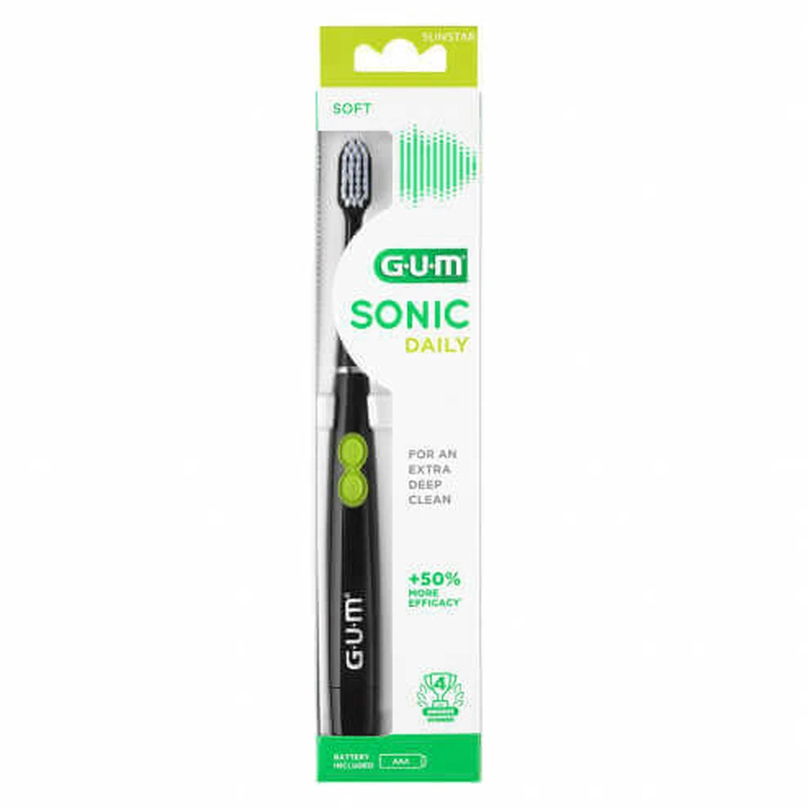 Звуковая зубная щетка Sunstar Gum Activital Soft black: цены и характеристики