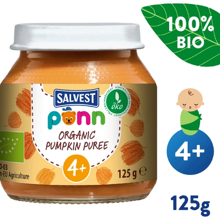 Salvest Ponn Органическое тыквенное пюре 125 г: цены и характеристики