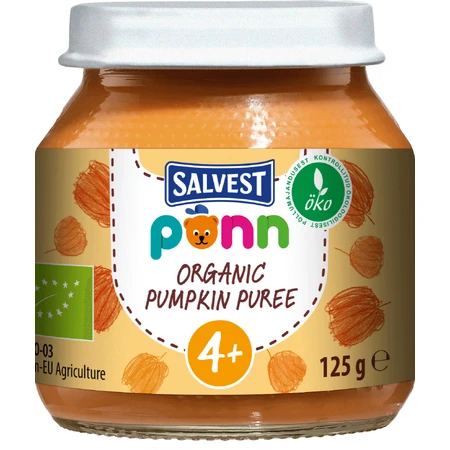 Salvest Ponn Органическое тыквенное пюре 125 г: цены и характеристики