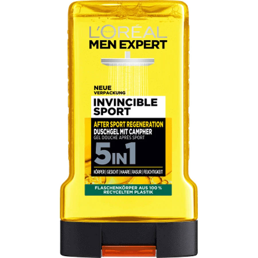 Гель для душу Loreal Paris Men Expert INVINCIBLE SPORT, 250 мл: ціни та характеристики