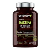 Essensey Bacopa Monnieri, бакопа мелколистная, 90 капсул