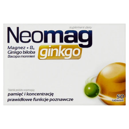 NeoMag Гінкго, 50 таблеток: ціни та характеристики