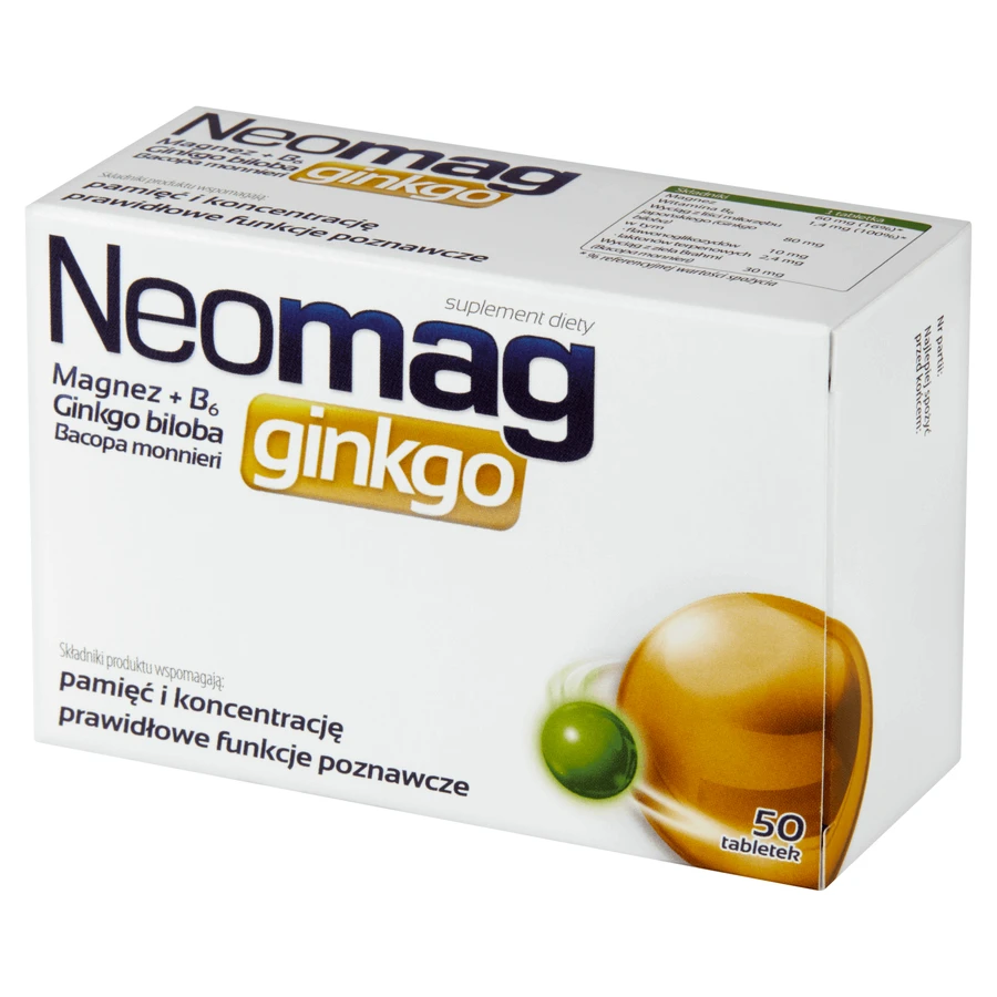 NeoMag Гінкго, 50 таблеток: ціни та характеристики