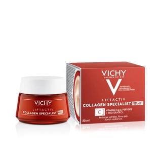 Vichy Liftactiv Collagen Specialist Ночной крем против морщин, 50 мл