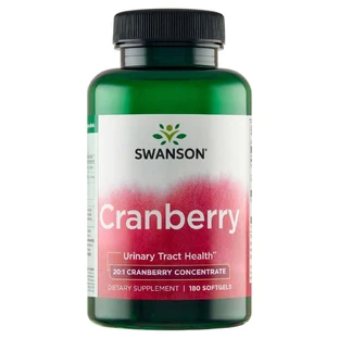 Swanson Cranberry, клюква, 180 капсул