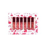 Набір помад для губ 6 шт, Kiss Beauty, Матова рідка помада, B