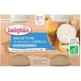 Babybio Brassé груша и сердечный напиток 2 x 130 г