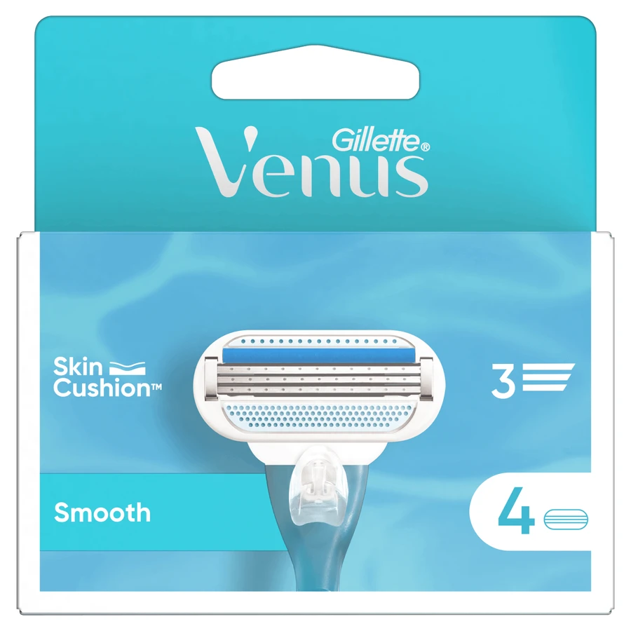 Gillette, Venus Extra Smooth, сменные картриджи, 4 шт.: цены и характеристики
