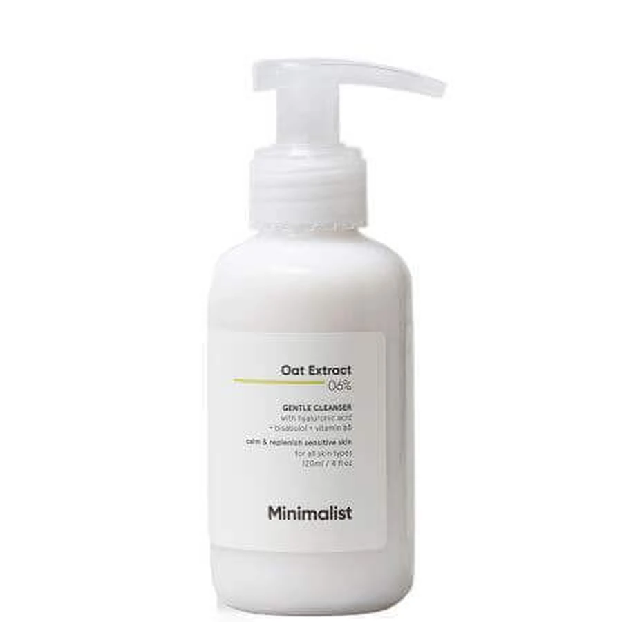 Ніжний гель-крем з 6% екстрактом вівса, 120 мл, Minimalist: ціни та характеристики