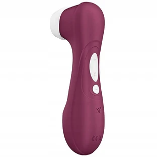 Satisfyer Pro 2 Generation 3 Connect App, безконтактний вібраційний ехтальмічний масажер з керуванням через додаток, червоний