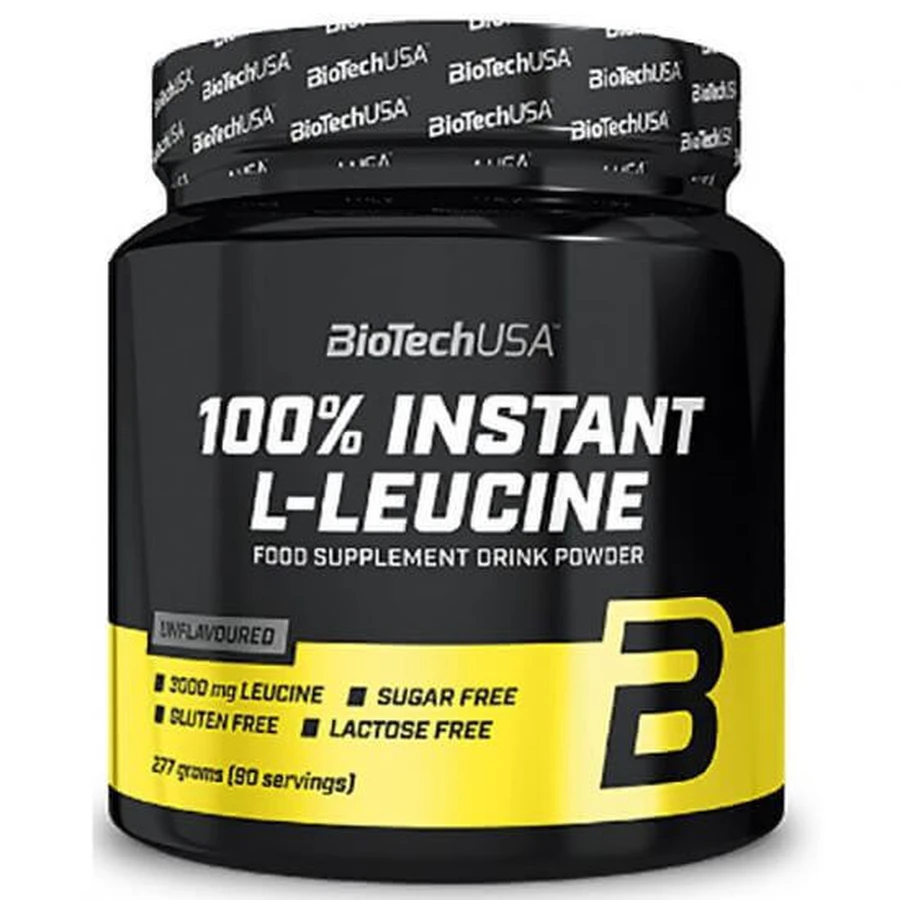 Незамінна амінокислота L-лейцин Instant L-Leucine, 3000 мг, 227 г, Biotech USA: ціни та характеристики