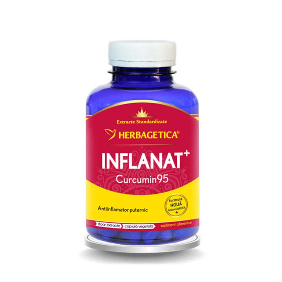 Инфланат+ Куркумин 95 Herbagetica Inflanat+ Curcumin 95, 120 капсул: цены и характеристики