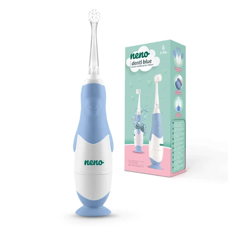 Neno Denti, электронная зубная щетка для детей, голубая, 0-3 года, 1 шт.: цены и характеристики