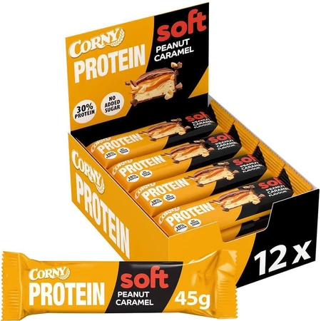 Corny Protein SOFT Протеиновый батончик Araides-Caramel 45 г: цены и характеристики