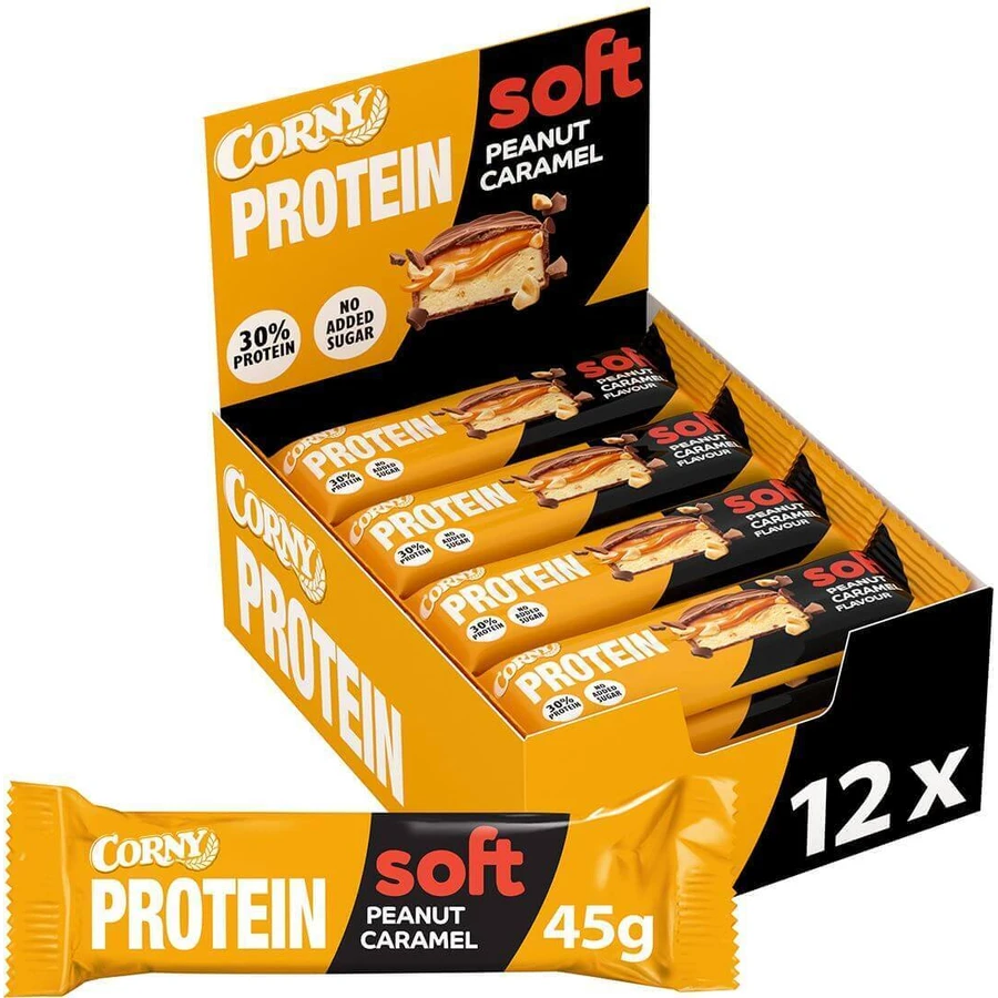 Corny Protein SOFT Протеиновый батончик Araides-Caramel 45 г: цены и характеристики