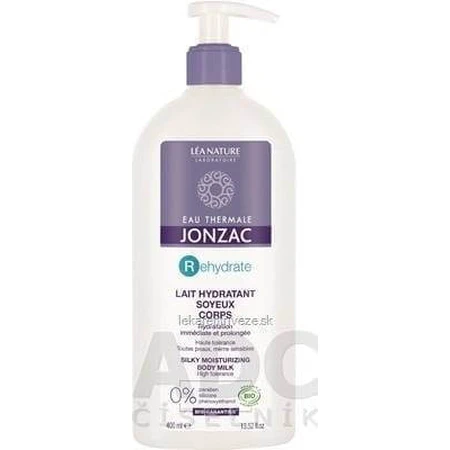 JONZAC Rehydrate Зволожуюче молочко для тіла BIO з помпою 1×400 мл, зволожуюче молочко для тіла: ціни та характеристики