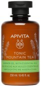 Гель для душа Apivita Горный чай тонизирующий с эфирными маслами, 300 мл
