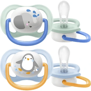Philips Avent Ultra air пустышка для животных 0-6м мальчик 2 шт