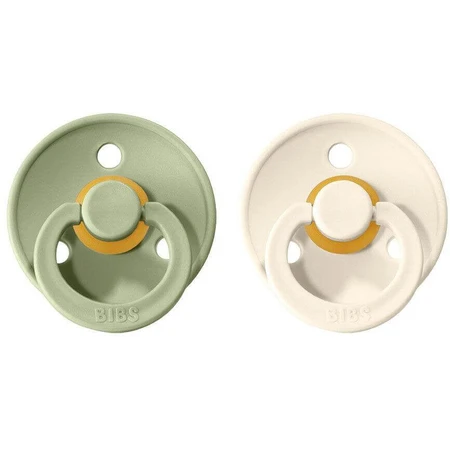 Соски BIBS Colour Natural rubber, размер 2, Sage/Ivory 2 шт.: цены и характеристики